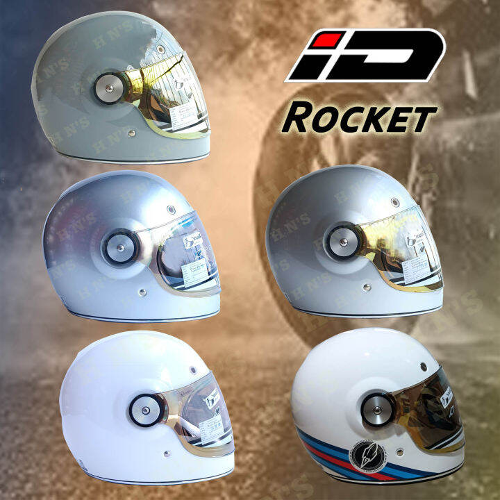 ID Helmet ROCKET Classic Vintage Helmets ( Fullface ) Multiple