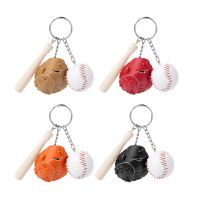 Baseball Bag Pendant Decors Baseball Player Car Phone for KEY Chain Crafts Souve