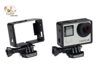 Frame for GoPro Hero 4/3+/3 Housing Border Protective Shell Case for Gopro Hero 4/3+/3 Black with Quick Pull Movable Socket and Screw กรอบ สำหรับ GoPro ฮีโร่ 4/3+/3 HOUSING เปลือกป้องกันขอบเคสสำหรับ Hero 4/3+/3 สีดำอย่างรวดเร็วซิปและสกรูที่เคลื่อนย้าย