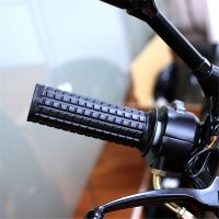 25mm 1 Universal Motorcycle Handlebar Grips Retro Soft Rubber Gel Motocross Hand Grips for Chopper Cafe Racer Aprilia Bobber