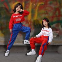 [COD] Childrens dance costumes girls hip-hop navel street clothes trendy fashion catwalk suits