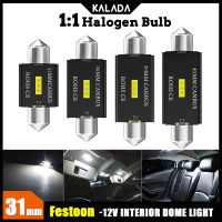 Kalada 12V Feston หลอดไฟรถยนต์ LED สว่างมาก Canbus โคมไฟทรงโดมผิดปราศจาก CSP 31มม. 36มม. 39มม. 41มม. C5W C10W ไฟอ่านหนังสือภายในยานยนต์