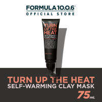 Formula10.0.6 มาส์คโคลนเนื้ออุ่นดีท็อกซ์และวอล์มผิว Turn Up The Heat Self-Warming Clay Mask (ชาโคล+จินเจอร์)ขนาด 75ml.