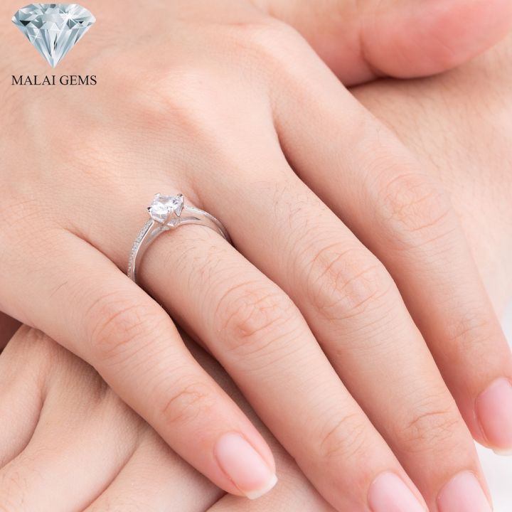 malai-gems-แหวนเพชร-แหวนเพชรชู-หนามเตยหัวใจ-เงินแท้-925-เคลือบทองคำขาว-ประดับเพชรสวิส-cz-รุ่น1-15-1-แถมกล่อง-แหวนเงินแท้-แหวนเงิน