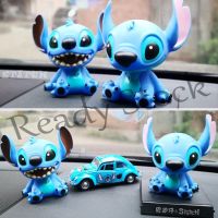 【hot sale】 ₪✾❄ B09 Cartoon Lilo And Stitch Figure Dolls Cute Stich Shaking Head Dolls Anime PVC Action Figure Kids Toys Car Decoration