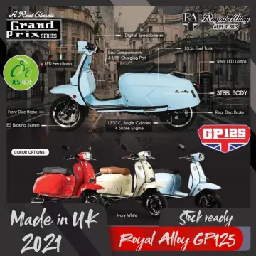 Grand Prix 125 Royal Alloy - scooter 125cc vintage