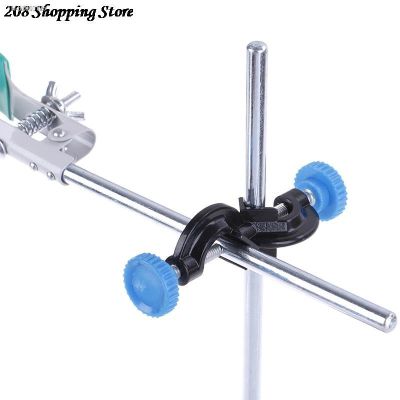○ New Lab Stands Double Top Wire Clamps Holder Metal Grip Supports Right Angle Clip