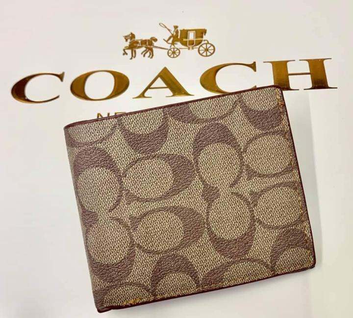 Coach discount wallet quality