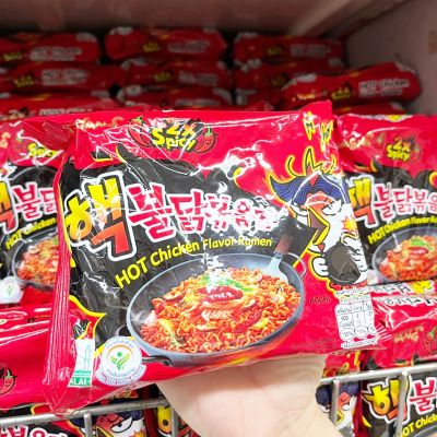 ❤️พร้อมส่ง❤️   SAMYANG 2X Spicy Buldak Spicy Chicken Ramen 140g.   🥢 บะหมี่กึ่งสำเร็จรูปเกาหลี  มาม่าเกาหลี    มาม่าเผ็ด  🥢 🌟    🌶 🌶🌶 🔥🔥🔥