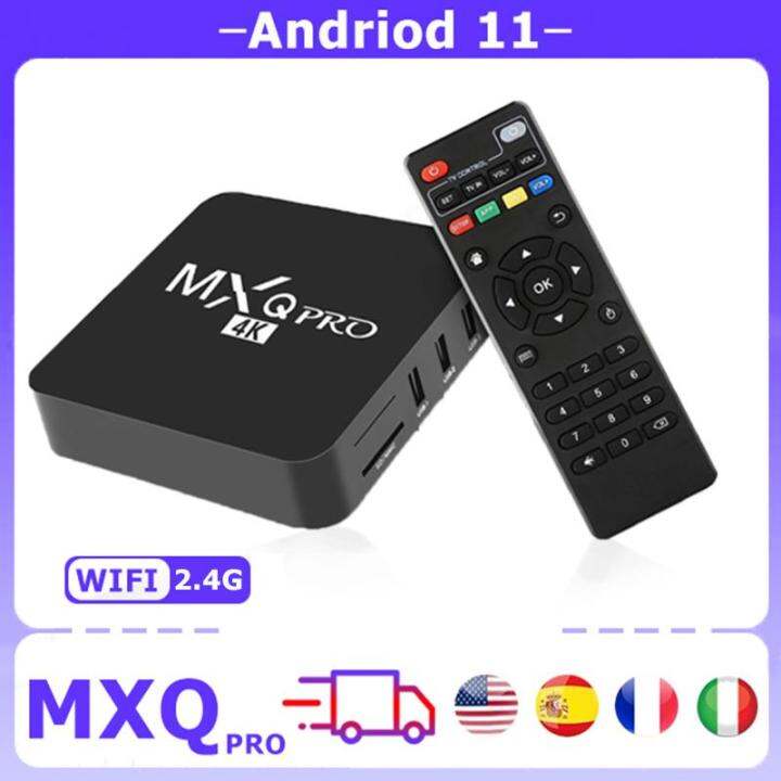 Android TV Box MXQ Pro 4K 8GB 128GB S905L Media Player Receiver 2.4G ...