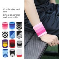 Fashion Sport Wrist Support Band Wristband Bracers Sweat Towel Cuff Tennis Wrist Guard Protector Strap Gym Fitness Run Sweatband