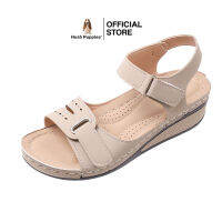 Hush Puppies_ รองเท้าผู้หญิง รุ่น Dorri 2 Band Slide HP IWS2302X2F - สีน้ำตาล รองเท้าแตะหนังแท้ รองเท้าแบบสวม จากคอลเล็คชัน The Body Shoe