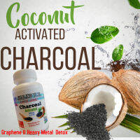 Activated carbon  charcoal  560 mg- 60 veg caps (coconut peat) Graphene detox - heavy metal binder - poison binder - Mold Cleansing - Emergency Toxin Removal -  reduce cholesterol - snake spider bites ผงถ่านกัมมันต์