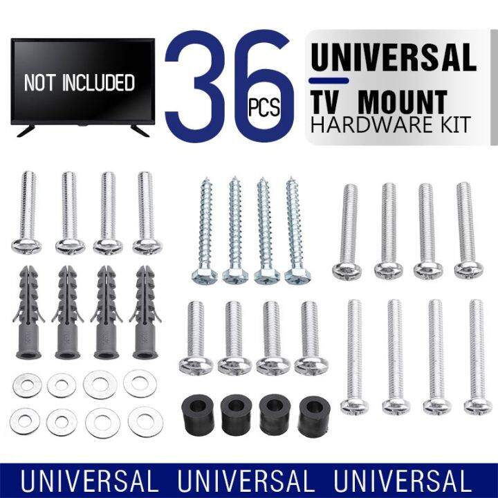Tv Mount Hardware Kit Universal Vesa Wall Mount Screw Washer Spacer Pack M4 M5 M6 M8 M10 For Tv