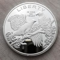 【CW】 States Of America Libery IN We Trust Coin Metal Collection Gifts