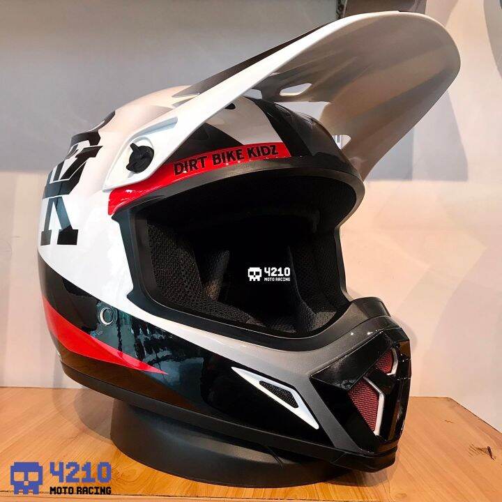 BELL MX-9 MIPS TWITCH DBK GLOSS WHITE/BLACK HELMET | Lazada PH