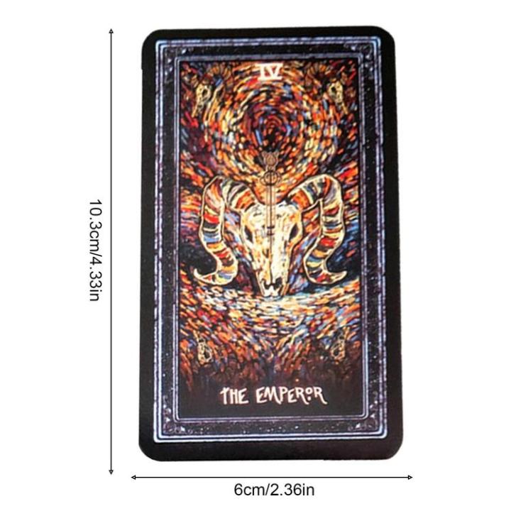 english-version-prisma-tarot-oracle-cards-deck-divination-78-cards-table-board-game-cards-for-beginners-fortune-fate-telling-top-sale