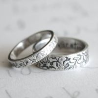 2pcs Retro Engagement Wedding Anniversary Set Ring Size 6-10