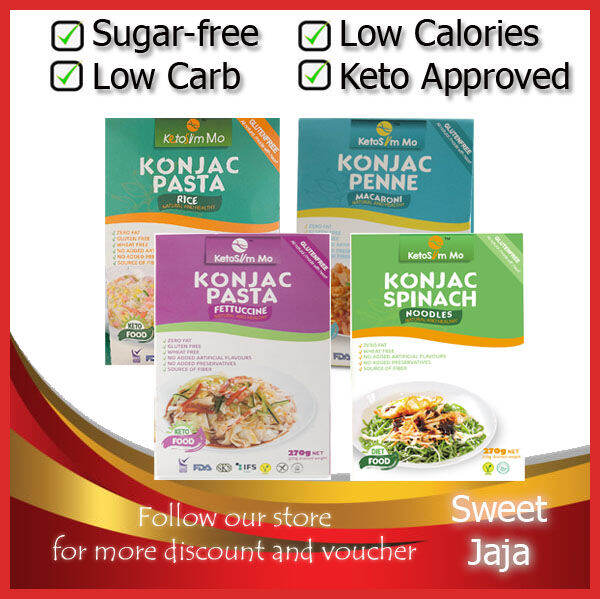 AUTHENTIC SUGARFREE KETO FRIENDLY KONJAC (SHIRATAKI) RICE PASTA AND