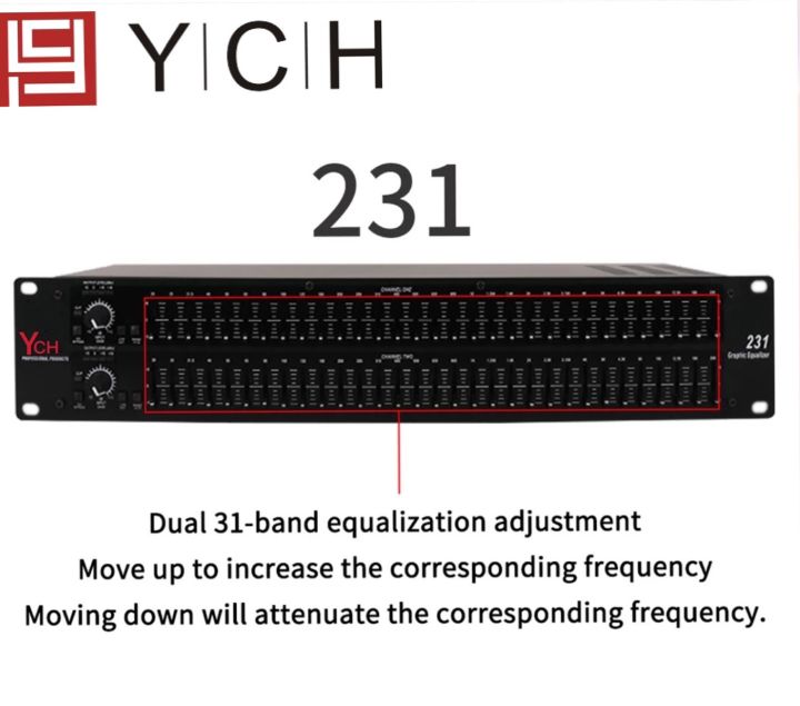 ych-eq-231-อีคิว-มายเอ็นพีอี-231-เครื่องแต่งเสียง-อุปกรณ์ปรับเสียง-ทำซาวด์-คัตความถี่-eq-อีควาไรเซอร์-31-31-brand-ปรับแต่งเสียง-ราคาถูก