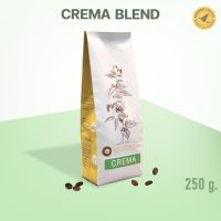 Crema Blend [Medium Roast] เมล็ดกาแฟ กาแฟเบลนด์ คั่วกลาง ชงร้อน ชงเย็น [ 250 g. ] kokoro coffee กาแฟ พรีเมียม