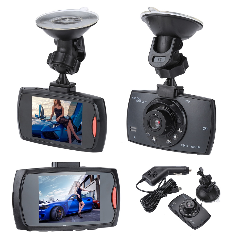 2.4" HD 1080P Car DVR LCD CCTV Dash Camera Night Vision Recorder Blue 