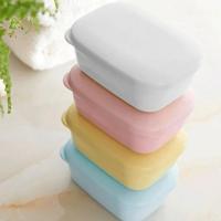 Soap Container Box Strong Sealing Travel Soap Holder Durable Soap Case Soap Container Bar Clean Easy To Dish For Bathroom Soap A5G2