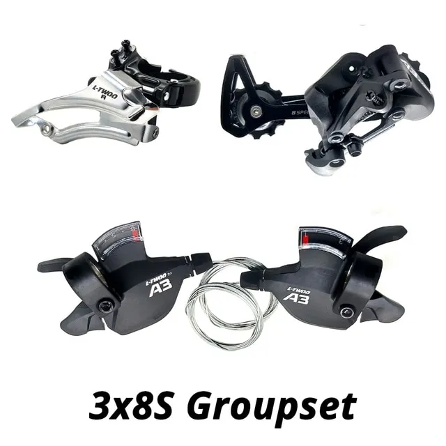 LTWOO New A3 3X8 24 Speed Derailleurs Groupset 8s Shifter Lever Front