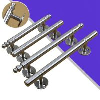 2Pcs/Lot  304 Solid Stainless Steel Gate Furniture Wooden Door Handle Pull Door Hardware Locks