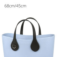 Tanqu Short Long Handle for O Bagwith Edge Painting D Buckle Round Teardrop End Faux Leather Handles for OBag Belt Handbag Parts