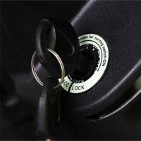 HW Night Vision Light Luminous Ignition Switch Sticker Glow Key Ring Hole Cover