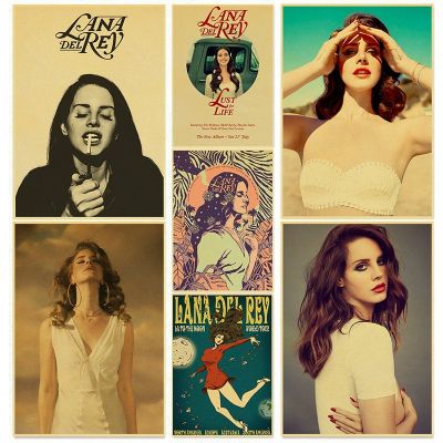 Lana Del Rey Pop Vintage Poster for Home Living Room Decor Ultraviolence Born To Die Posters and Prints Wall Art Painting Wall Décor