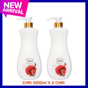 Combo 2 chai sữa tắm Salome sáng và dưỡng da tinh chất Enchanture 1000ml x
