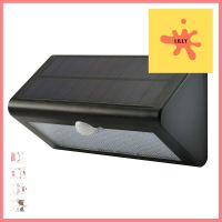 ไฟผนังนอก SOLAR EVE 585508 5.6 วัตต์ WARMWHITE สีดำSOLAR OUTDOOR WALL LIGHT EVE 585508 5.6W WARMWHITE BLACK **หมดแล้วหมดเลย**