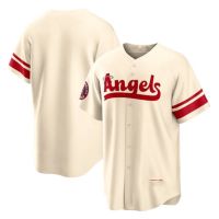 2022 New Stitched City Connect Cream Baseball Jersey Los Angeles #17 Shohei Ohtani #27 Mike Trout