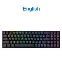 REDRAGON Zed Pro K627P RGB Support Bluetooth 5.0 2.4G wireless USB 3 mode Mechanical Gaming Keyboard 78 Keys Compute PC