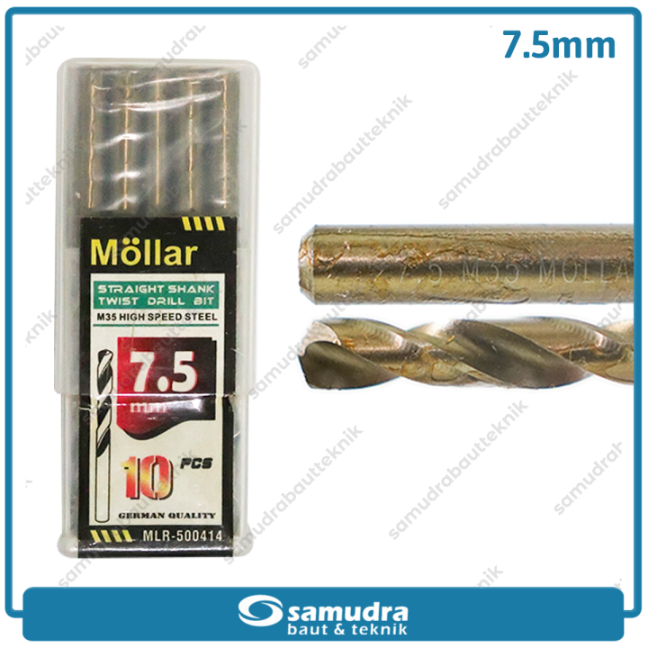 Mollar Mlr Mata Bor Cobalt Mm Besi Stainless Hss Satuan Lazada Indonesia