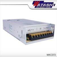 Power Supply 12V 30A 360Watt WKC072A Watashi ต่อกล้องได้ ถึง 16ตัว ใช้กับไฟ LED รับประกัน 1ปี ของแท้ 100% ใช้งานกล้องวงจรปิด และอุปกรณ์ที่ให้ไฟ 12V DC