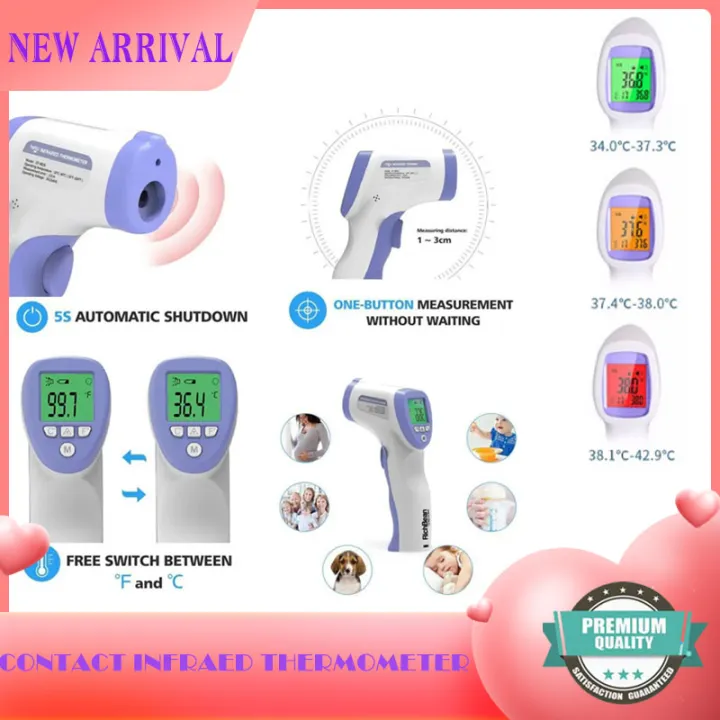 NEW DT8826 NonContact Body IR Infrared Digital Thermometer Gun