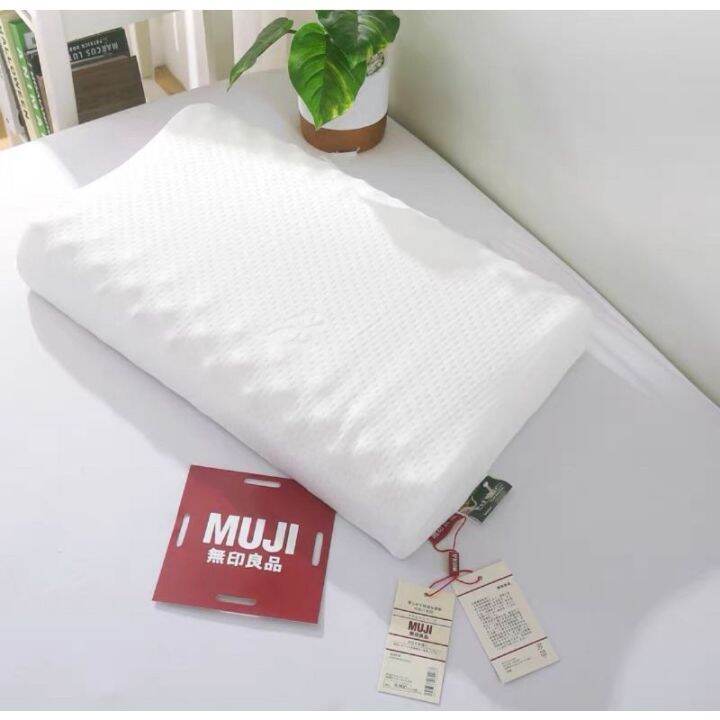 หมอนmuji-หมอนเมมโมรี่โฟม-หมอนลดอาการกรน-หมอนสุขภาพ-แก้ปวดคอ-memory-foam-pillow-for-healthy-sleep