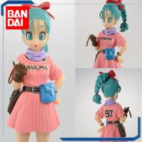 ตุ๊กตาเจ็ดดราก้อนบอล BANDAI Bulma ตัวการ์ตูนที่ทำด้วยมือของขวัญวันเด็กสามารถเก็บเป็นของตกแต่งการ์ตูน