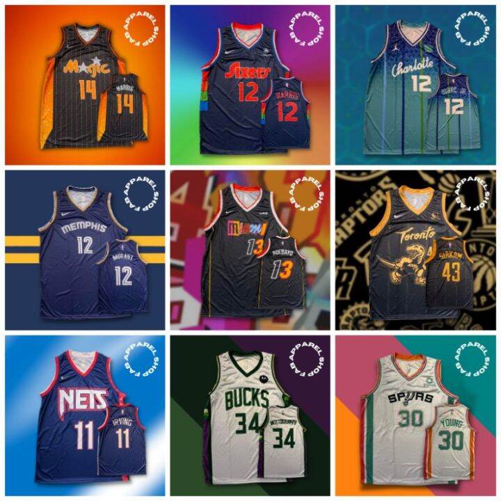 FABS APPAREL FULL SUBLIMATION CITY EDITION NBA JERSEY SANDO FOR MEN ...