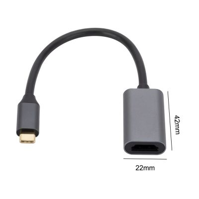 สายเคเบิลที่เข้ากันได้กับ HDMI ประเภท C เป็น HDMI USB C To HD TV Display แสดงผลอะแดปเตอร์ USB สายเคเบิล USB 3.1 4K สำหรับ Microsoft/ แท็บเล็ตโทรศัพท์