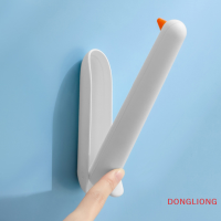 DONGLIONG ชั้นเก็บของแบบพกพาอเนกประสงค์ตะขอแขวนเสื้อผ้ารูปนกสำหรับห้องน้ำ