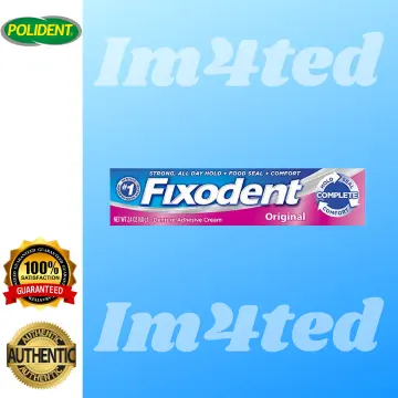 Fixodent Denture Adhesive Cream, Original - 0.75 oz tube