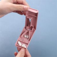 【YF】﹉☇  Pill Cutter Medicine Cutting Splitter Drugs Tablet Divider Storage Cases