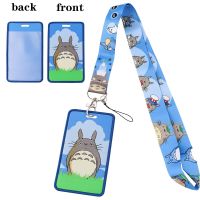 Japanese Anime Embroidery Badge Holder Novel Lanyards Keychain Mobile Phone Rope Id Card Strap Fashion Jewelry Accessories Gifts Phone Charms