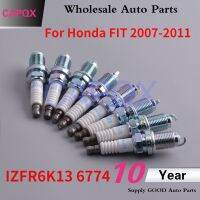 CAPQX 8PCS/lot Spark plug Laser Iridium For Honda Fit 2007 2008 2009 2010 2011 REF NO. IZFR6K13 6774