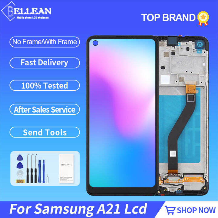 ทดสอบ6-5นิ้วสำหรับ-samsung-galaxy-a21จอแสดงผล-touch-screen-digitizer-สมัชชาสำหรับ-samsung-a215เปลี่ยนจอแอลซีดีจัดส่งฟรี