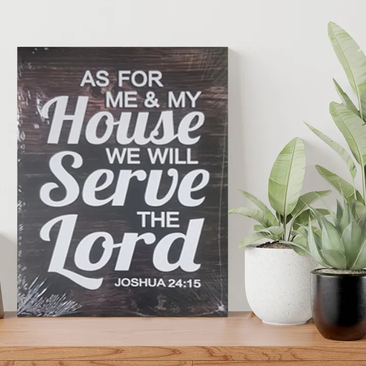 Wall Decor Bible Verse / Inspirational Quotes Wooden Wall Decor